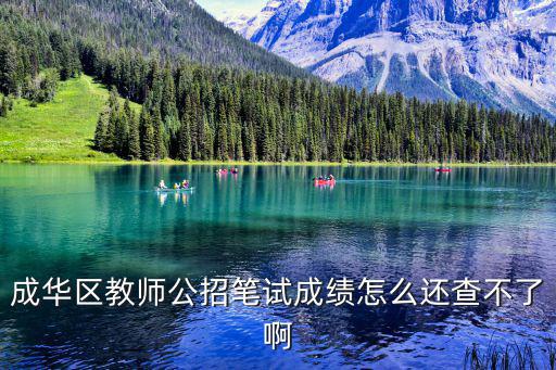 成華區(qū)教師公招筆試成績?cè)趺催€查不了啊