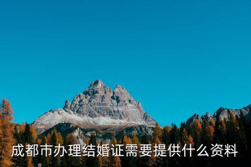 成都市溫江區結婚證需要什么，成都溫江區結婚證怎辦理