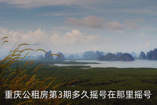 重慶公租房第3期多久搖號在那里搖號