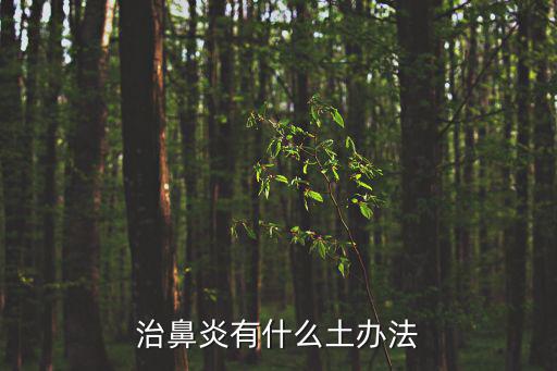 治療鼻炎的土方法，鼻炎有什么簡單土方法可以治療