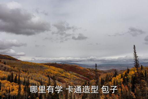 哪里有學 卡通造型 包子