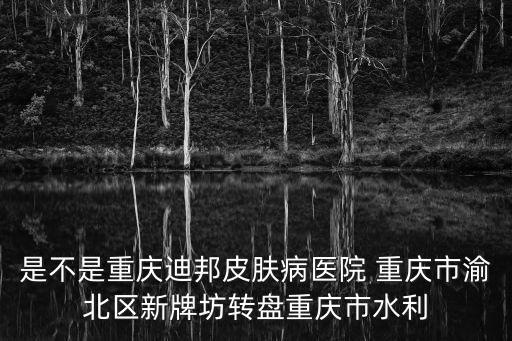 是不是重慶迪邦皮膚病醫(yī)院 重慶市渝北區(qū)新牌坊轉(zhuǎn)盤重慶市水利