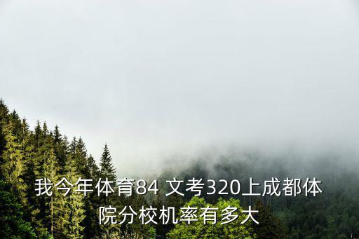 我今年體育84 文考320上成都體院分校機率有多大