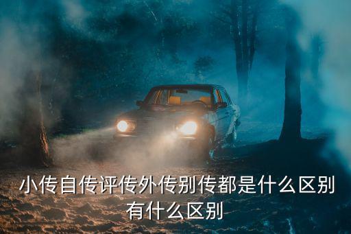  小傳自傳評傳外傳別傳都是什么區(qū)別有什么區(qū)別