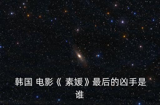  韓國 電影《 素媛》最后的兇手是誰