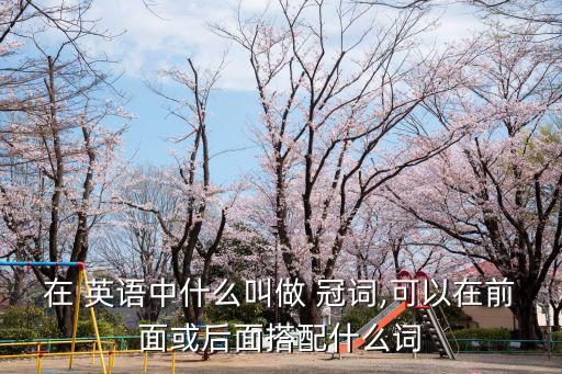 在 英語(yǔ)中什么叫做 冠詞,可以在前面或后面搭配什么詞