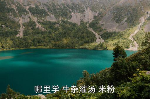 哪里學(xué) 牛雜灌湯 米粉
