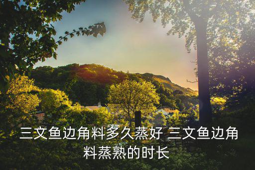  三文魚邊角料多久蒸好 三文魚邊角料蒸熟的時(shí)長