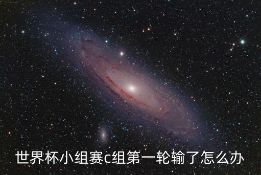 世界杯小組賽c組第一輪輸了怎么辦
