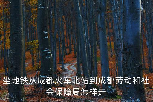 坐地鐵從成都火車北站到成都勞動和社會保障局怎樣走