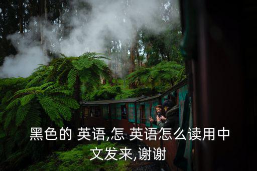  黑色的 英語,怎 英語怎么讀用中文發(fā)來,謝謝