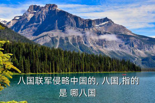  八國聯軍侵略中國的, 八國,指的是 哪八國