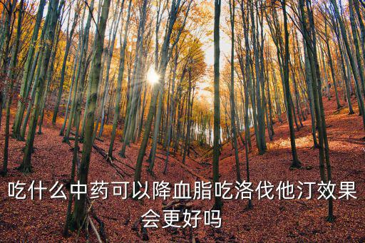 丹田降脂丸,丹田降脂丸可降血脂嗎?可以吃!