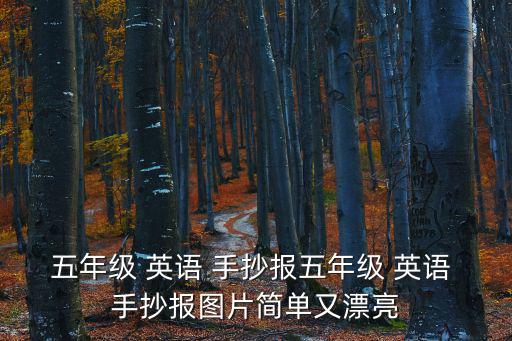 五年級 英語 手抄報五年級 英語 手抄報圖片簡單又漂亮