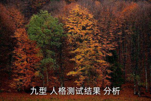 九型 人格測試結果 分析