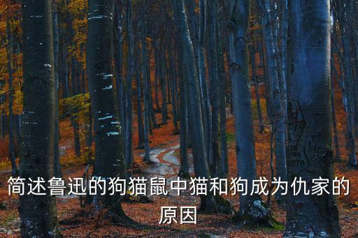 簡(jiǎn)述魯迅的狗貓鼠中貓和狗成為仇家的原因