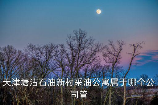 天津塘沽石油新村采油公寓屬于哪個公司管
