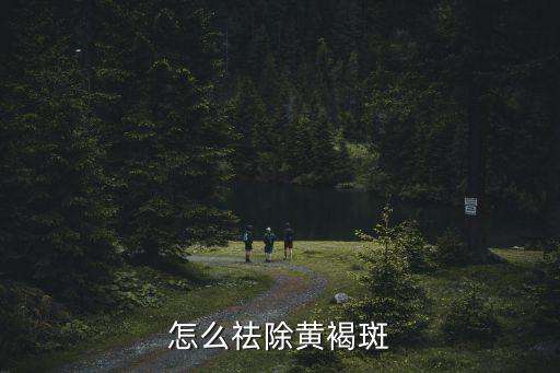 怎么祛除黃褐斑