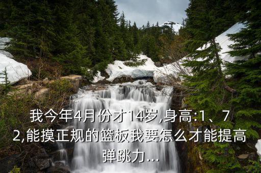 我今年4月份才14歲,身高:1、72,能摸正規(guī)的籃板我要怎么才能提高彈跳力...