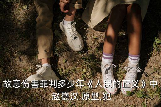 故意傷害罪判多少年《人民的正義》中 趙德漢 原型,犯