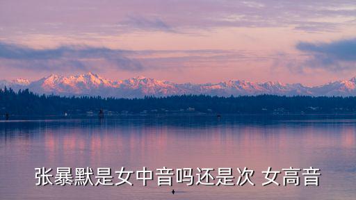 張暴默是女中音嗎還是次 女高音