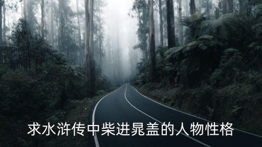 求水滸傳中柴進晁蓋的人物性格