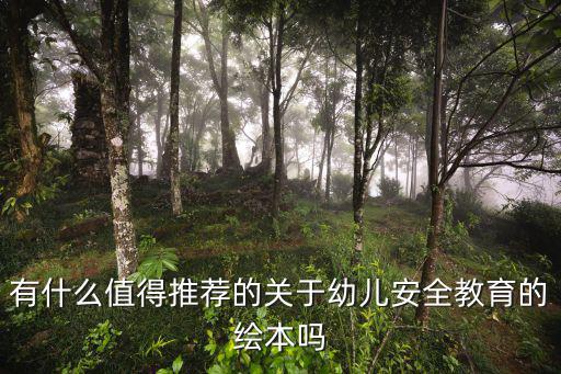 有什么值得推薦的關于幼兒安全教育的繪本嗎
