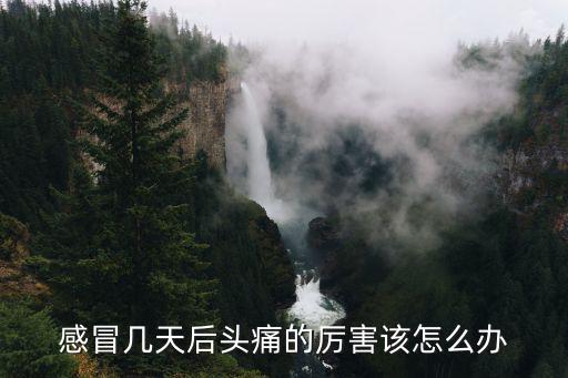 感冒幾天后頭痛的厲害該怎么辦