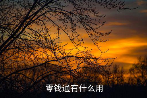 零錢通是什么,零錢通怎么用?