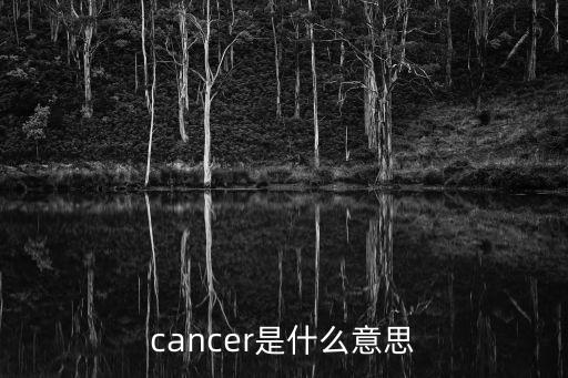 cance，cancer是什么意思