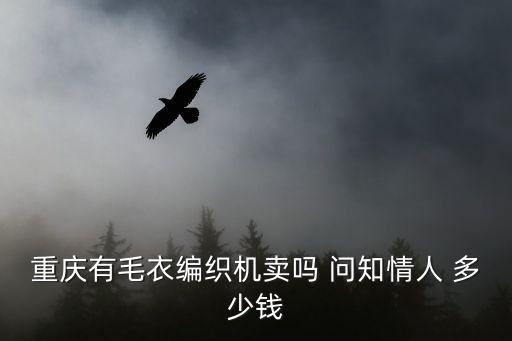 重慶有毛衣編織機賣嗎 問知情人 多少錢