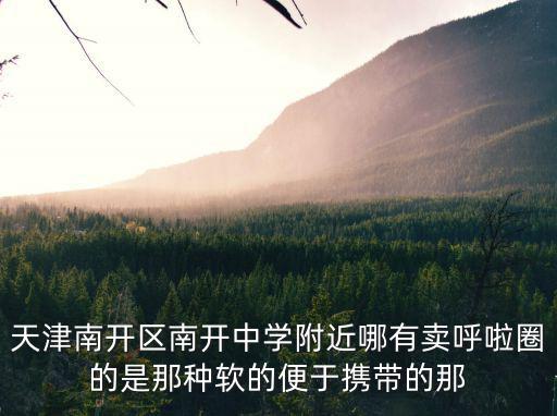 天津南開區南開中學附近哪有賣呼啦圈的是那種軟的便于攜帶的那