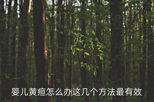 嬰兒黃疸怎么辦這幾個方法最有效