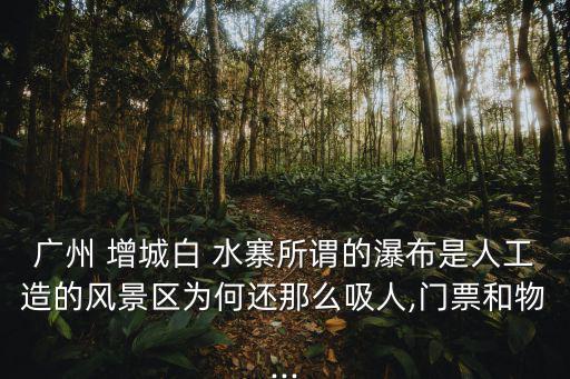 廣州 增城白 水寨所謂的瀑布是人工造的風景區為何還那么吸人,門票和物...