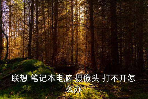 筆記本攝像頭打不開,攝像頭突然打不開電腦如何恢復(fù)運作?