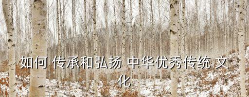 傳承中華文化,中華傳統文化范圍很廣注重實用性