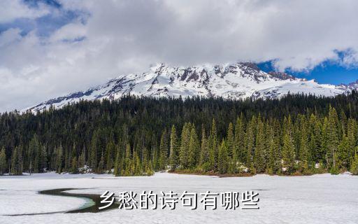關于鄉愁的詩句，鄉愁的詩句有哪些