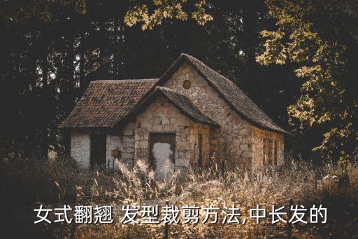  女式翻翹 發型裁剪方法,中長發的