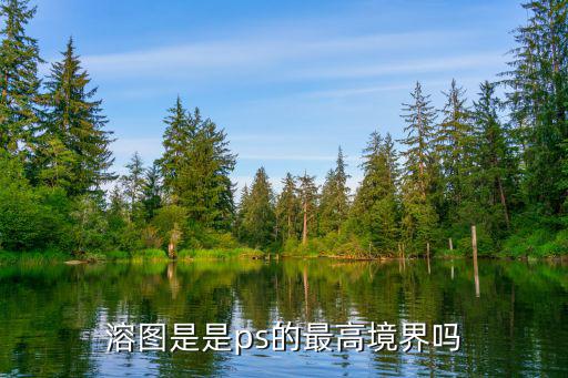 溶圖是是ps的最高境界嗎