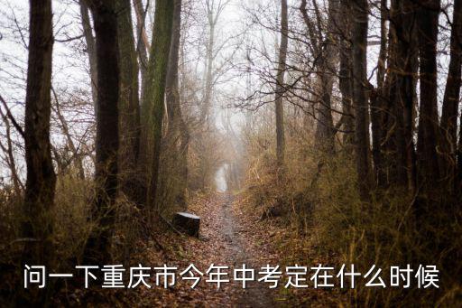 問一下重慶市今年中考定在什么時候