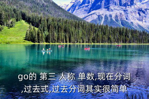 go的第三人稱單數,帶動詞變化的英文表第三人稱單數應為s