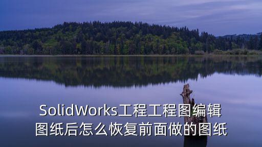 SolidWorks工程工程圖編輯圖紙后怎么恢復前面做的圖紙