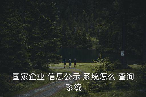 信息查詢系統,企業信息不含港澳臺查詢方法如下