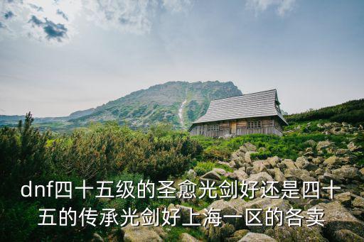 dnf四十五級的圣愈光劍好還是四十五的傳承光劍好上海一區(qū)的各賣