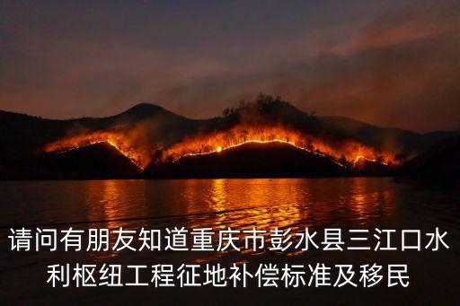 請(qǐng)問有朋友知道重慶市彭水縣三江口水利樞紐工程征地補(bǔ)償標(biāo)準(zhǔn)及移民
