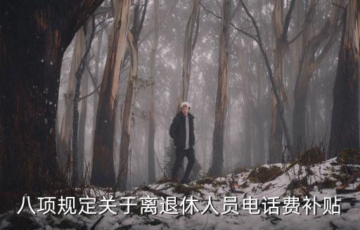 八項規定關于離退休人員電話費補貼