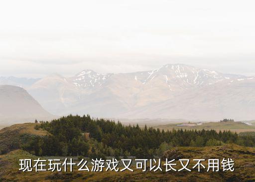 現(xiàn)在玩什么游戲又可以長又不用錢