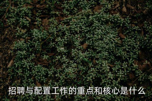  招聘與配置工作的重點(diǎn)和核心是什么