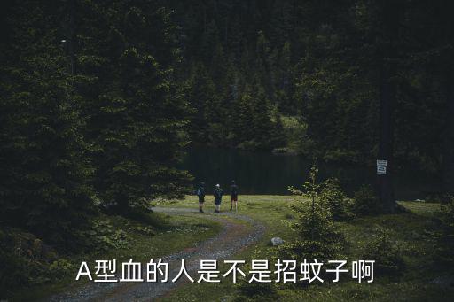 A型血的人是不是招蚊子啊
