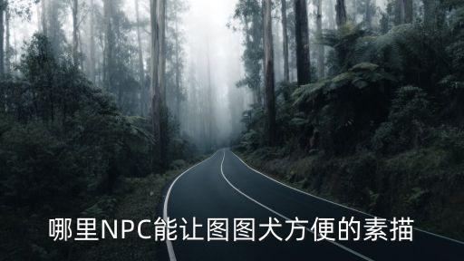 哪里NPC能讓圖圖犬方便的素描